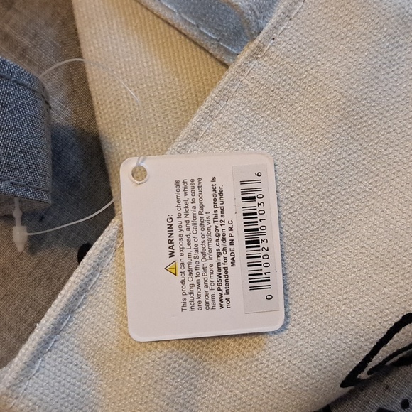 New Canvas Tote bag 1 gray 2 white - Picture 3 of 3